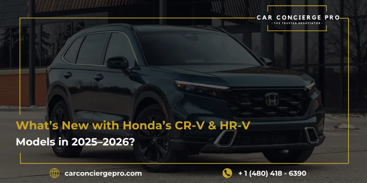 What’s New with Honda’s CR-V & HR-V Models in 2025-2026?