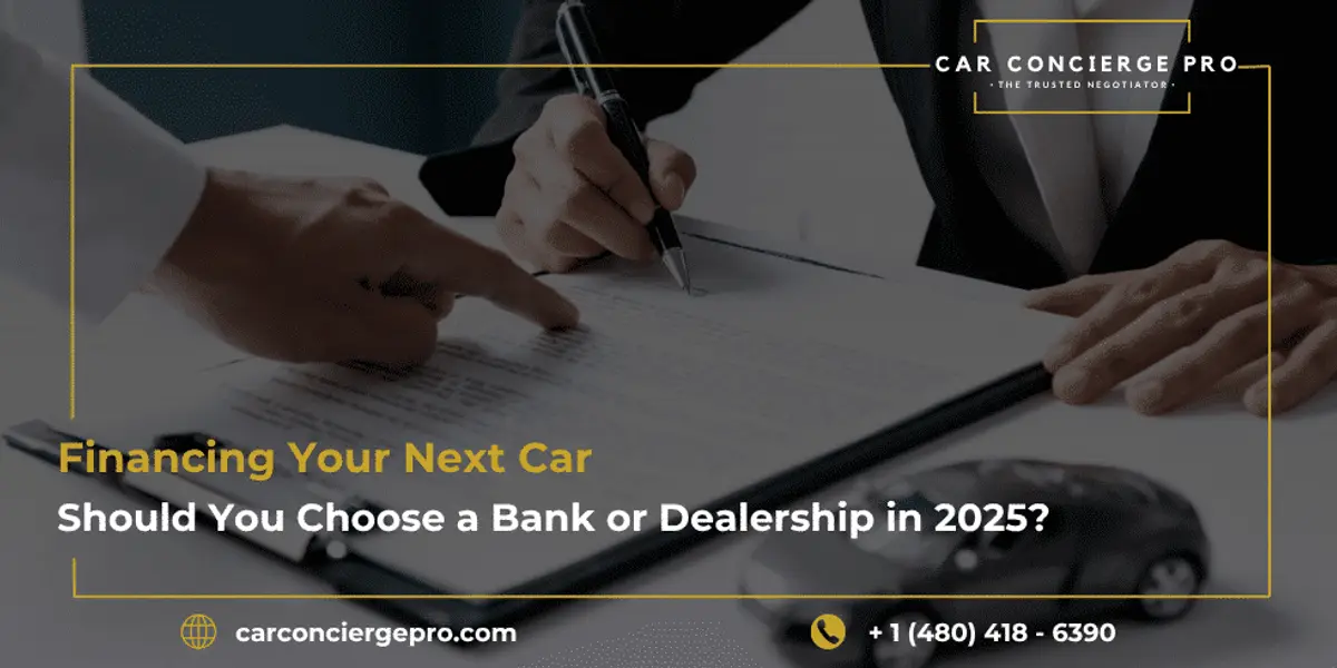 Should you finance the next car purchase through a dealership?