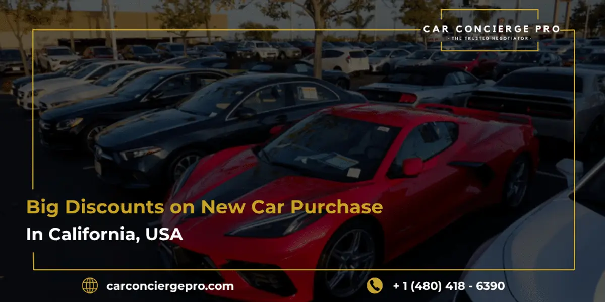 Big Discounts on New Car Purchase in California, USA