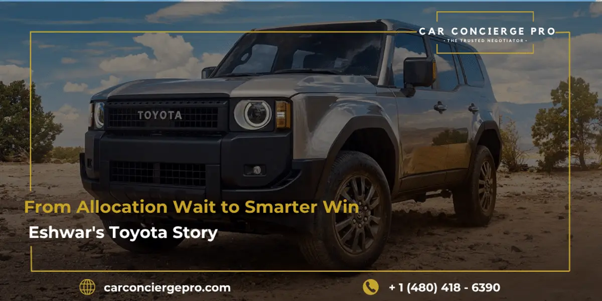 From Allocation Wait to Smarter Win: Eshwar’s Toyota Story