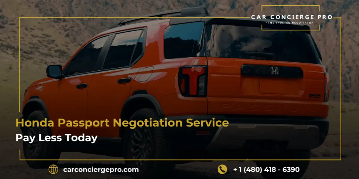 Honda Passport Negotiation Service