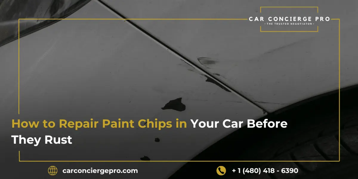 How to Repair Paint Chips in Your Car Before They Rust