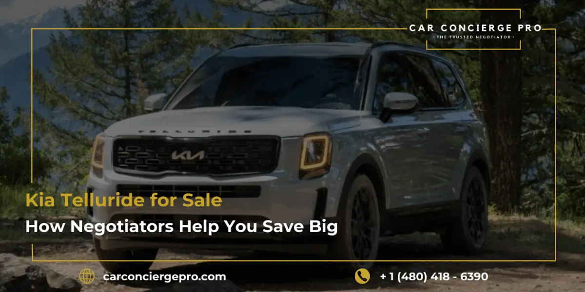 Kia Telluride for Sale: How Negotiators Help You Save Big