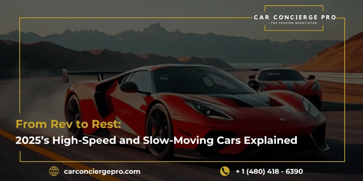 From Rev to Rest: 2025’s High-Speed and Slow-Moving Cars Explained