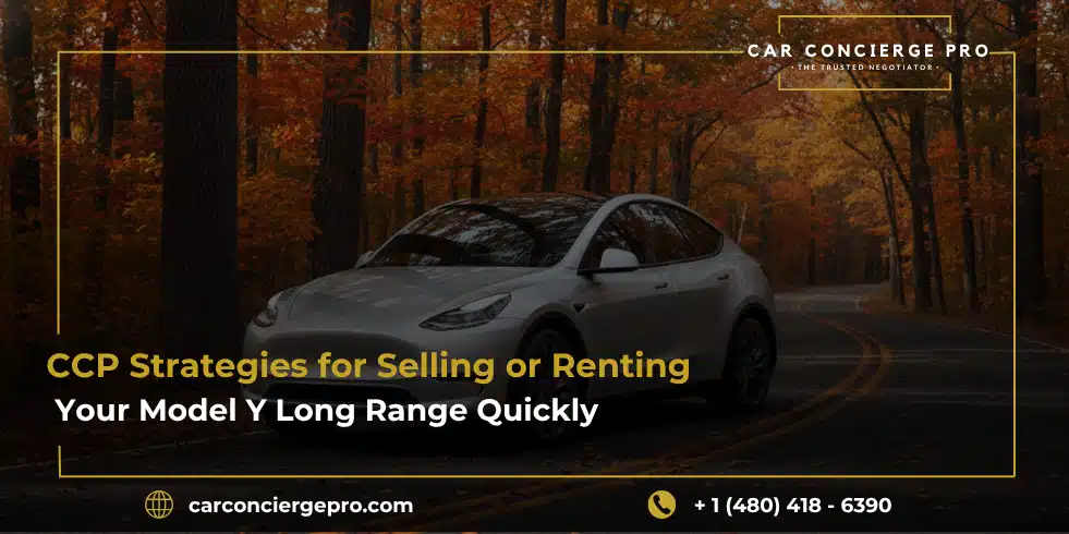 CCP Strategies for Selling or Renting Your Model Y Long Range Quickly