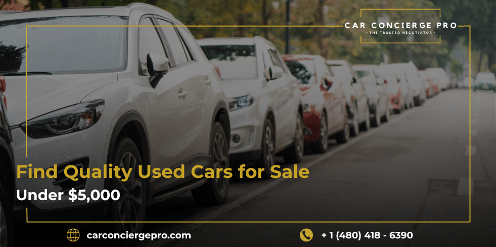 Used Cars for Sale Under $5,000